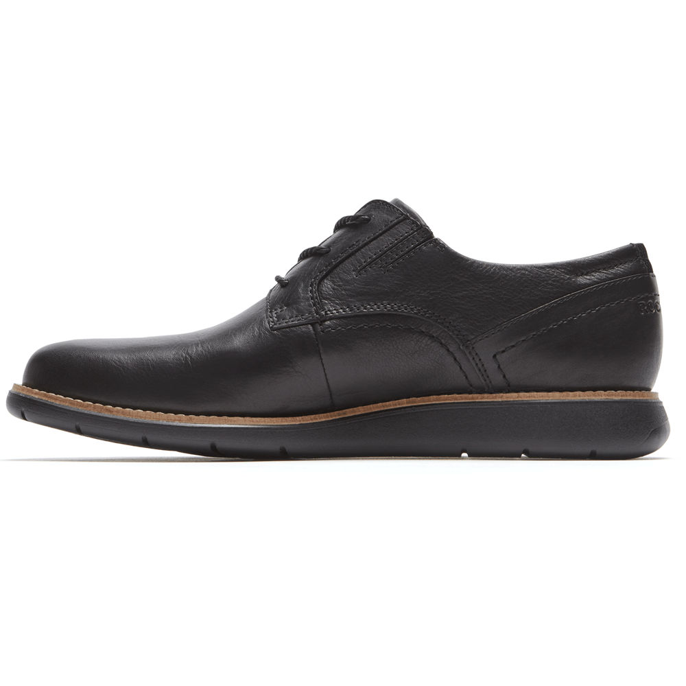 Rockport Mens Dress Shoes Black - Total Motion Sport Plain Toe - UK 250-GYFBLP